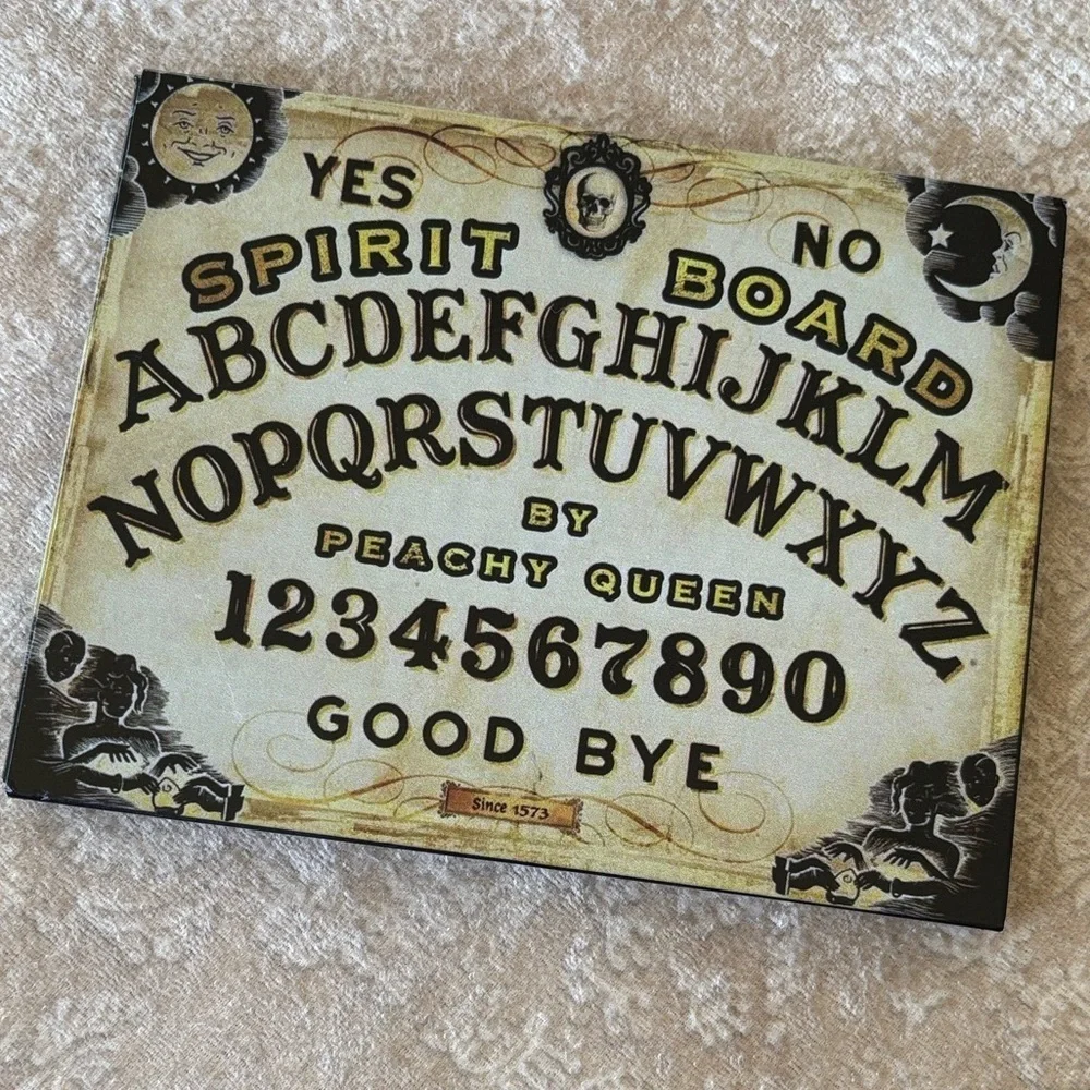 NIB Peachy Queen Cosmetics Spirit Board Eyeshadow Palette Halloween Indie Makeup